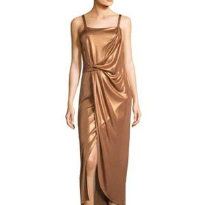 Halston Heritage Draped Jersey Dress